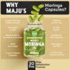 Paquete de cápsulas moringa oleifera Maju Superfoods