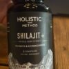 Paquete cápsulas de Shilajit Holistic Method Himalaya energía vital