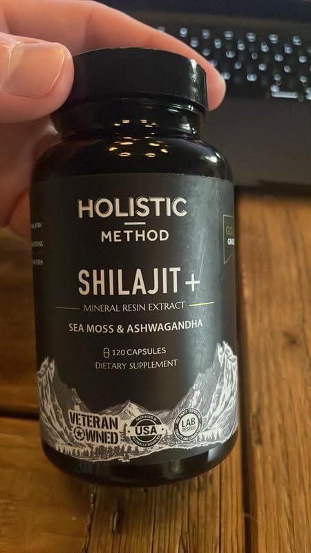 Paquete cápsulas de Shilajit Holistic Method Himalaya energía vital