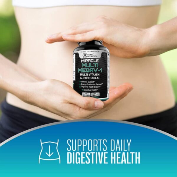 MEGAV-1 nutrition facts label