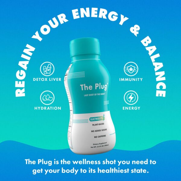 Paquete de botella The Plug Cleanse para salud y energía