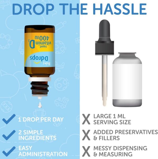 Paquete Ddrops gotas vitamina d bebé 400 ui multi paquete