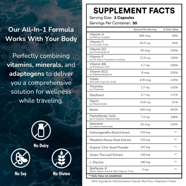 Paquete doble Co-Pilot con 120 cápsulas para viajeros