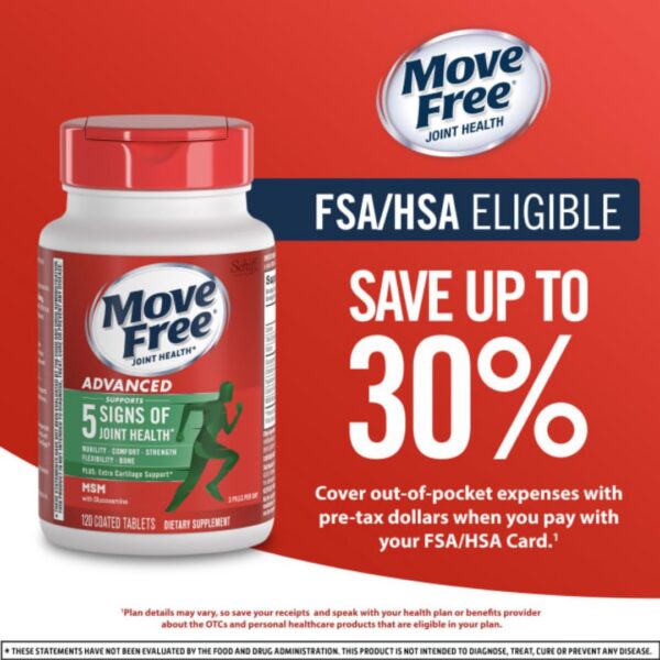 Paquete doble Move Free Advanced Plus 120 tabletas articular