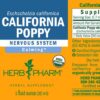 Version 1.0.0 Paquete extracto líquido amapola California Herb Pharm 2 botellas