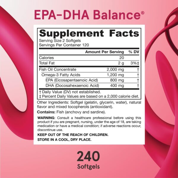 Version 1.0.0 Paquete frasco suplemento EPA DHA 240 cápsulas