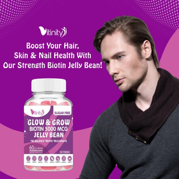 Paquete gomitas biotina Vitinity extra fuertes sin azúcar