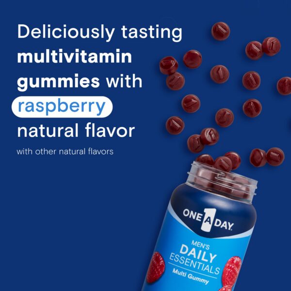 Version 1.0.0 Paquete gomitas sabor natural frambuesa for men One A Day