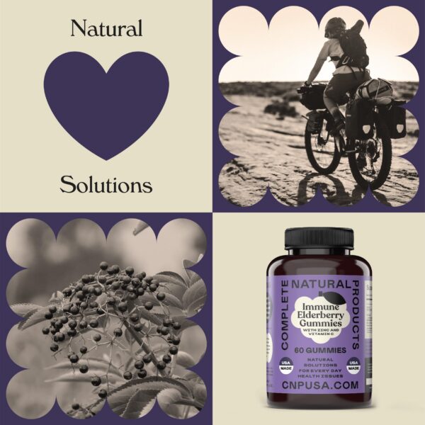 Paquete completo gomitas de saúco Complete Natural Products calidad usa