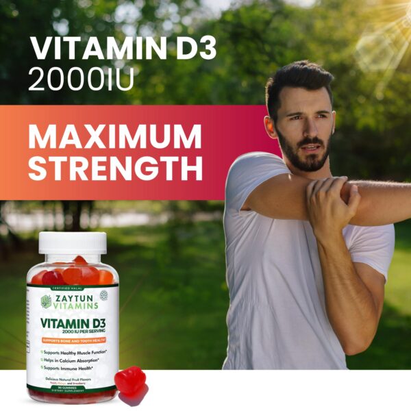 Version 1.0.0 Gominolas Zaytun vitamina d3 halal para función muscular