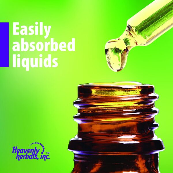 Frontal botella Gotas Bacopa Heavenly Herbals 2oz suplemento