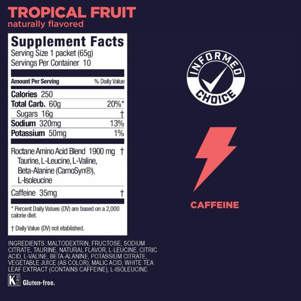 Version 1.0.0 Paquete GU Energy Roctane para deportes de resistencia