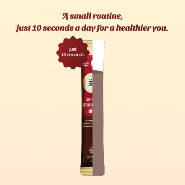 Paquete individual extracto ginseng rojo coreano PNBG