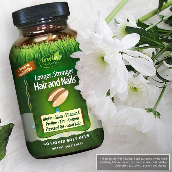 Version 1.0.0 Paquete Irwin Naturals 60 cápsulas para cabello saludable