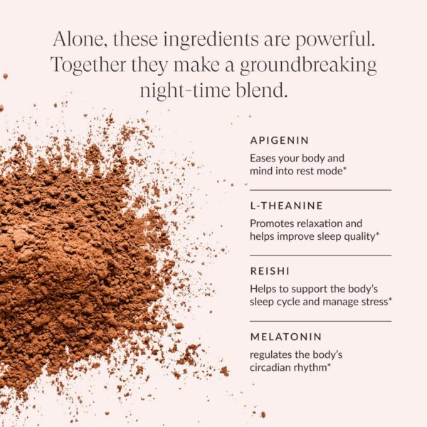 Paquete lateral con etiquetas Dream Sleep y Beam Creatina