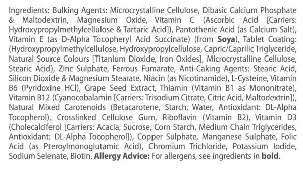 Version 1.0.0 Paquete lateral Vitabiotics Perfectil Triple Active 30 tabletas