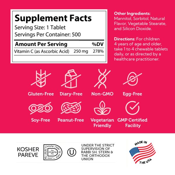 Paquete lateral Zahler Junior C vitaminas para niños