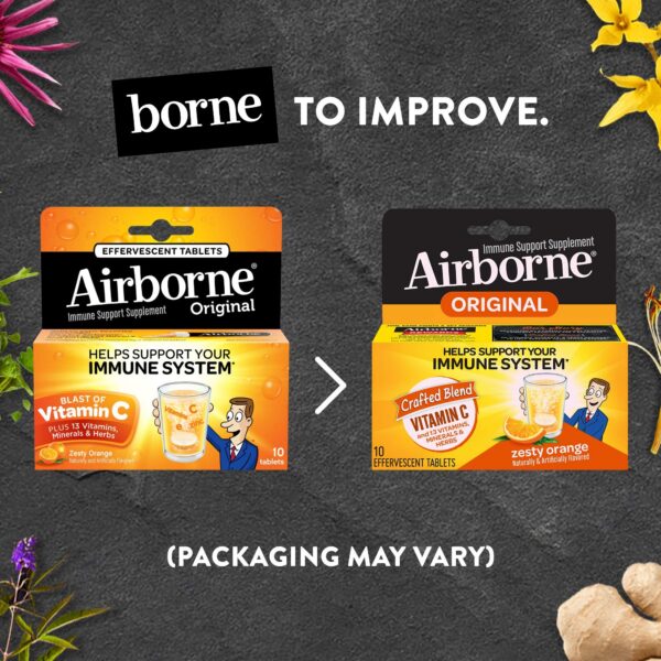 Version 1.0.0 Paquete múltiple Airborne vitamina C efervescente