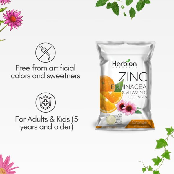 Version 1.0.0 Paquete múltiple Herbion Naturals pastillas sabor naranja niños