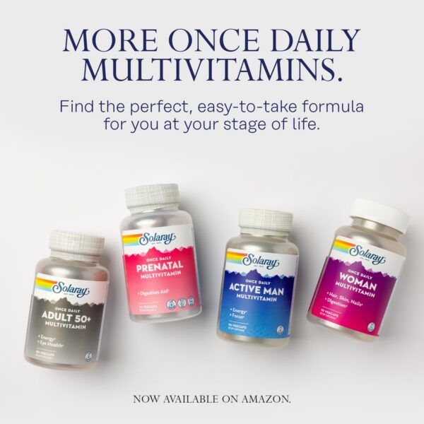 Version 1.0.0 Suplemento multivitamínico Solaray paquete 180 cápsulas vegetales