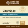 Paquete Nature's Sunshine vitamina d3 180 tabletas