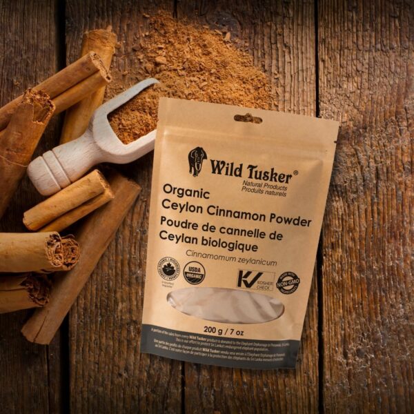 Paquete polvo canela orgánica Wild Tusker gourmet