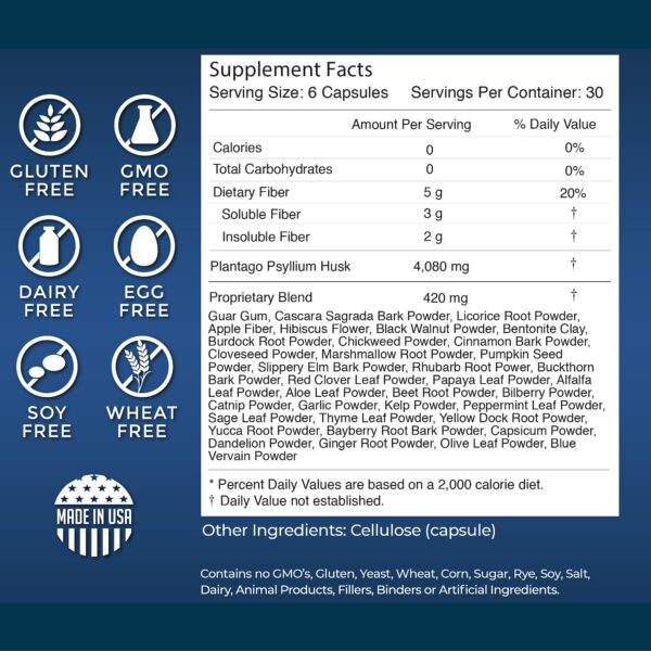 Paquete Pura Cleanse Miracles of Health suplemento detox fibroso