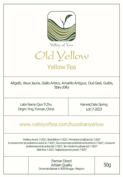 Version 1.0.0 Paquete sellado de té amarillo Huoshan Anhui