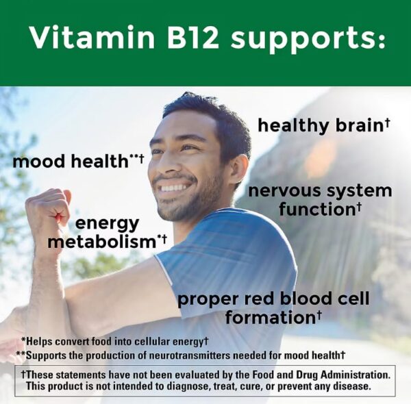 Paquete suplementario Nature Made B12 160 unidades