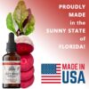 Version 1.0.0 Paquete suplemento líquido Florida Herbs remolacha 2 oz