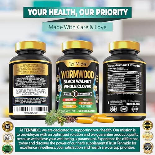 Paquete suplemento Tenmido 120 cápsulas para 4 meses