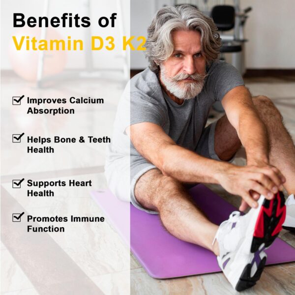 Version 1.0.0 Paquete suplemento vitamina D3 K2 Novafun 90 unidades