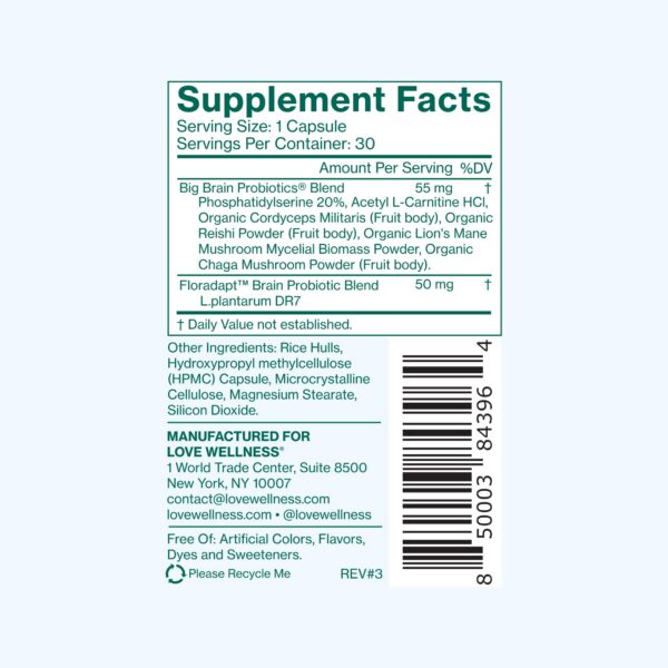 Paquete de suplementos vitamínicos y probióticos para mujeres