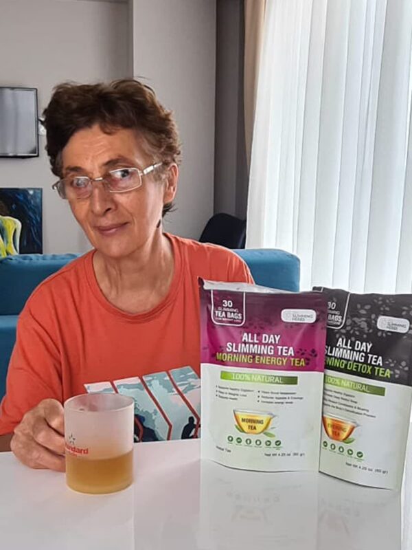 Paquete té adelgazante día y noche con ingredientes naturales