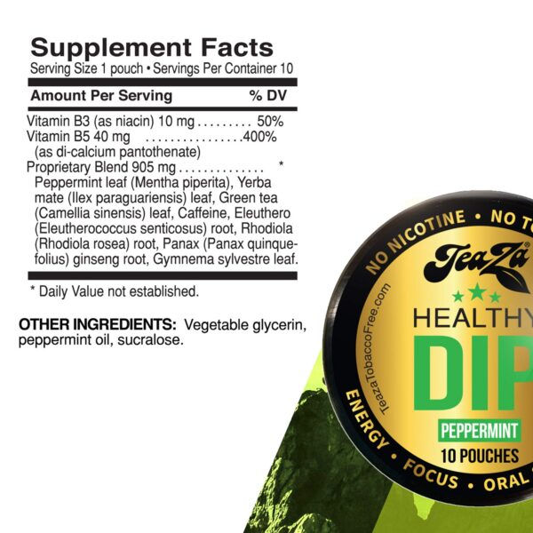 Paquete TeaZa para dejar tabaco y aumentar enfoque natural