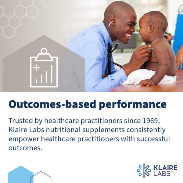 Paquete trasero Klaire Labs Pro-Biotic Complex detalle información