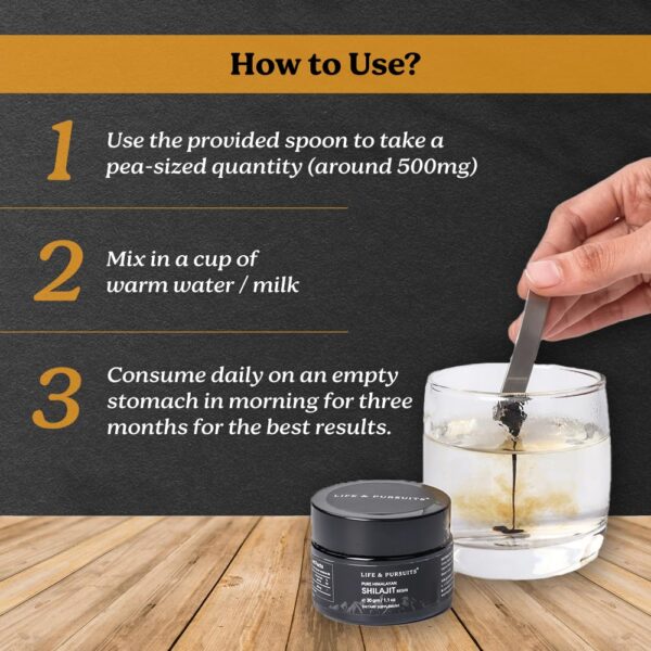 Paquete único resina Shilajit Himalaya Life & Pursuits
