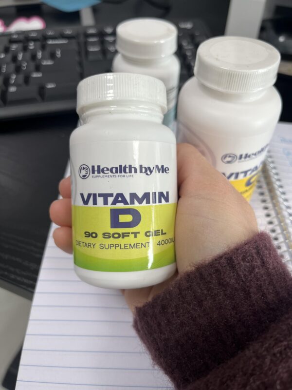 Paquete Vitamina D3 HEALTH BY ME 4000 IU para salud integral