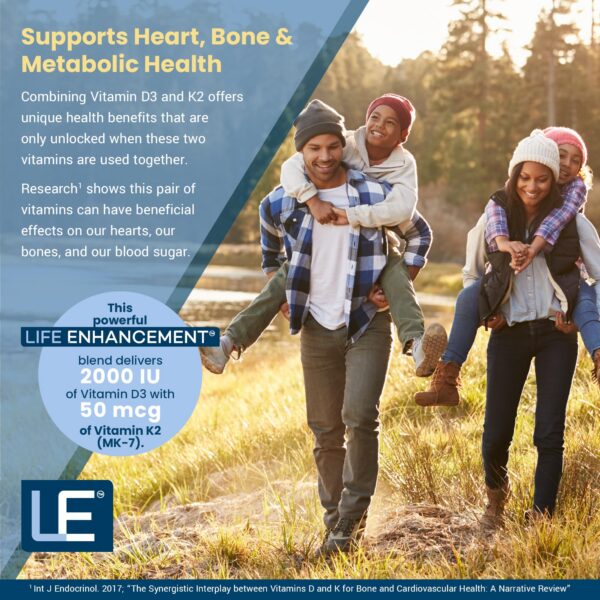 Version 1.0.0 Paquete de vitamina D3 K2 120 cápsulas vegetarianas