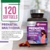 Paquete vitaminas prenatales 120 softgels Built by Nature