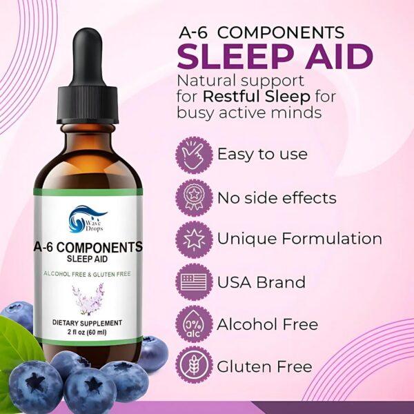 Paquete gotas Wave Drops Sleep Aid para mejorar sueño
