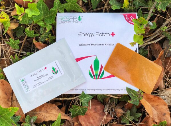 Parche energético Respro Labs Guaraná CoQ10 para energía continua