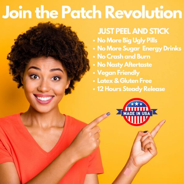 Parche energizante Red Energy fórmula natural sin calorías