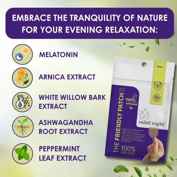 Version 1.0.0 Parche para dormir Relief Night de The Friendly Patch CO.