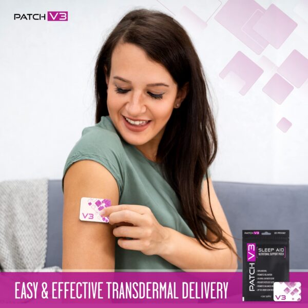 Parche Patch V3 aromatizado con lavanda para dormir mejor