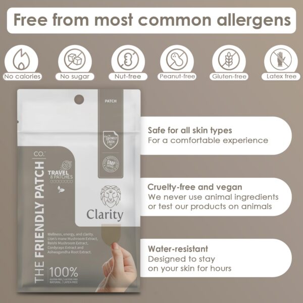 Parches con Ashwagandha y aceite de menta para enfoque