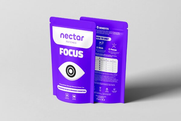 Parches ecológicos de apoyo cognitivo Nectar con ingredientes naturales