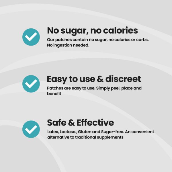 Parches múltiples Veru Wellness para uso prolongado