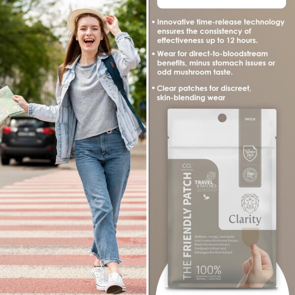 Parches nootrópicos energía y bienestar para hombres y mujeres