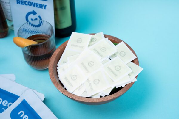 Parches de recuperación con ingredientes antioxidantes para fiesta